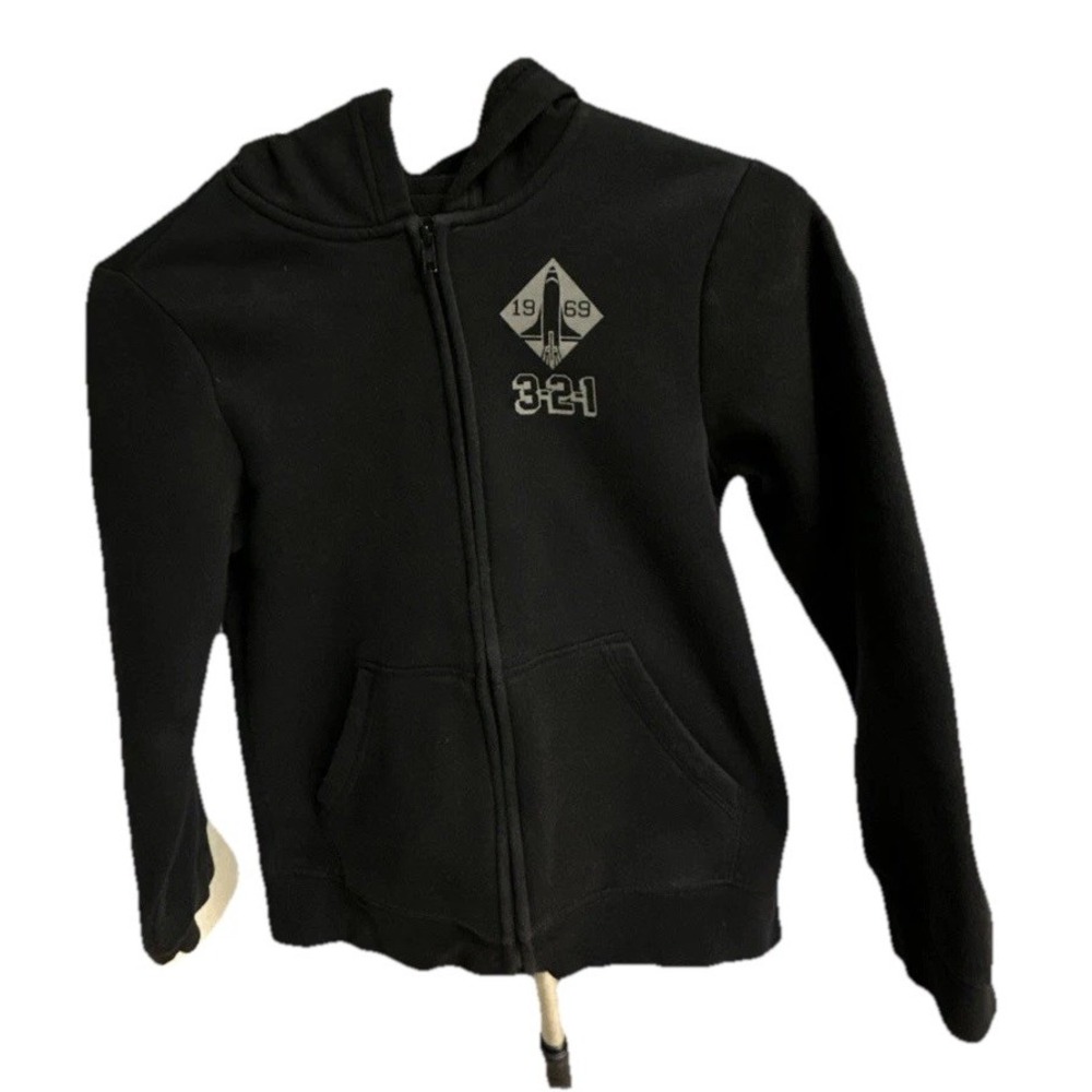 Joe Boxer Boys Size L  10-12yrs) Black Hoodie Long Sleeve Pullover Cotton Blend